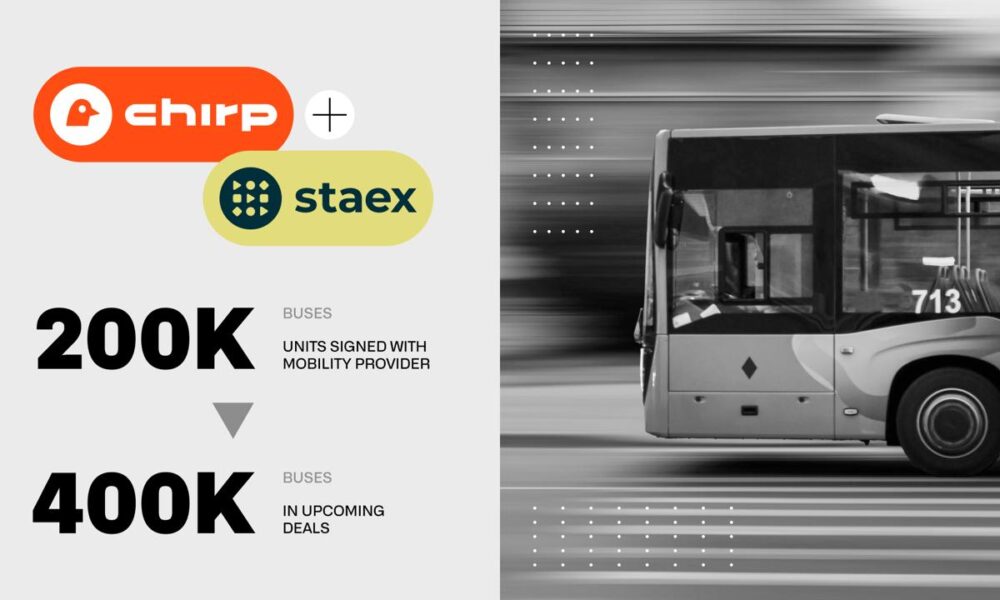 chirp-partners-with-staex-to-deploy-iot-connectivity-across-200,000-municipal-buses